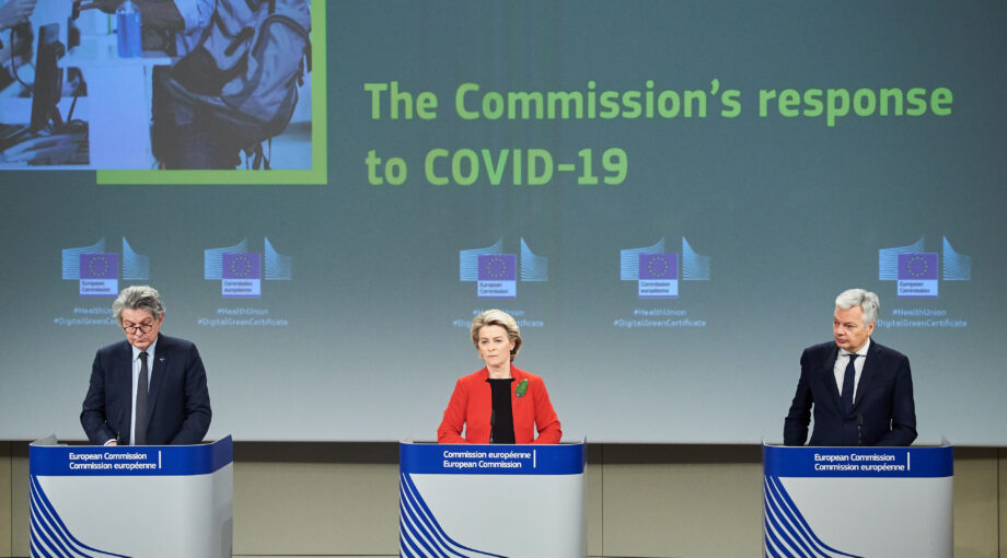 Read-out of the weekly meeting of the von der Leyen Commission by Ursula von der Leyen, President of the European Commission, Didier Reynders and Thierry Breton, European Commissioners