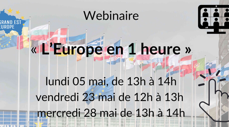 Webinaire - l'Europe en 1 heure mai juin 2025 2